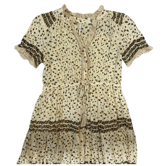 Free People Rare Feelings Maxi Dress in Neutral Cream Size Extra Small - Picture 5 of 12